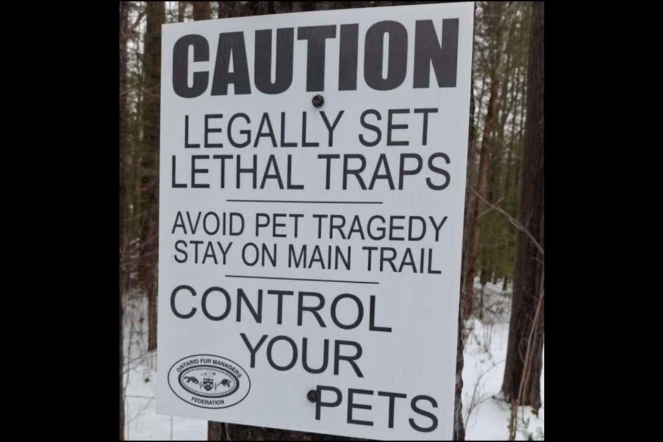 cranberry-trail-trapping-warning-signjan-14-2025-busters-page-facebook